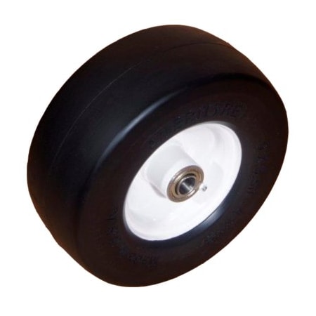 Amerityre Flat Free Tire, solid 9" x 3.5"-4 polyurethane, , 4.0" center hub 11-93504-BN-C400-34